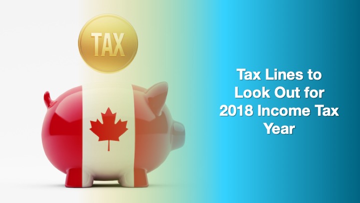 Tax Lines to Look Out for 2018 Income Tax Year